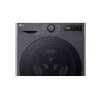 LG | Washing machine with dryer | F4DR510S2M | Energy efficiency class A | Front loading | Washing capacity 10 kg | 1400 RPM | Depth 56.5 cm | Width 60 cm | Display | LED | Drying system | Drying capacity 6 kg | Steam function | Direct drive | Middle Blac