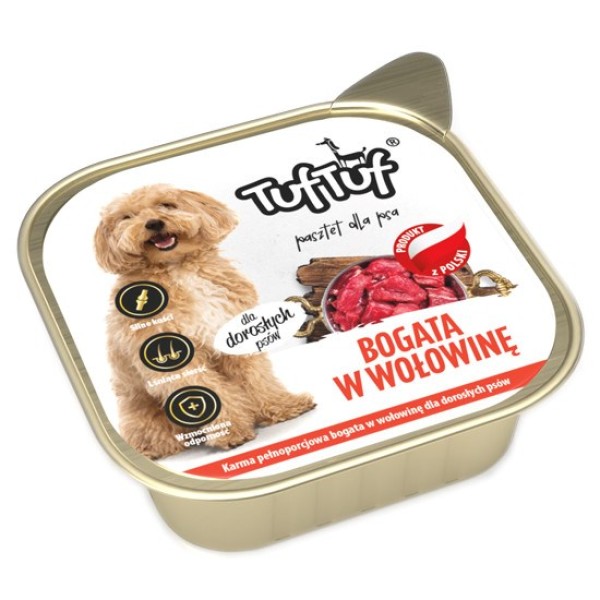 Tuf Tuf Pasztet wołowy alupak dla ...