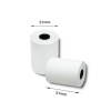 Qoltec 51895 Thermal roll 57 x 30 | 55g / m2 | 10 pcs. | BPA free