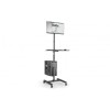 Digitus | Mobile workstation with individual height adjustment | DA-90374 | Monitor Mount, PC Holder | 17-32 