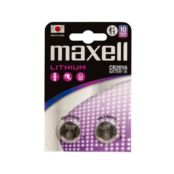 MAXELL Lithium battery LITHIUM CR2016 2 ...