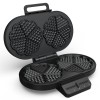 Princess Waffle Maker | 132384 | 1200 W | Number of pastry 10 | Heart shaped | Black