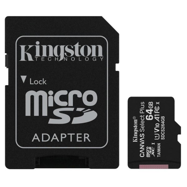 MEMORY MICRO SDXC 64GB UHS-I/W/ADAPTER SDCS2/64GB ...