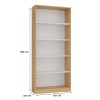 80 CM BOOKCASE ARTISAN/WHITE