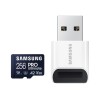 Samsung | MicroSD Card with Card Reader | PRO Ultimate | 256 GB | microSDXC Memory Card | Flash memory class U3, V30, A2