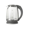 Adler | Kettle | AD 1286 | Standard | 2200 W | 2 L | Plastic/Glass | 360° rotational base | Grey/ transparent