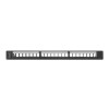 Lanberg PPKS-1124-B patch panel 1U