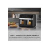 Caso Air Fryer | DuoChef | Power 2200 W | Capacity 14 L | Black