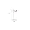 Activejet NICOLE WHITE E27 desk lamp