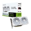 Graphics Card|ASUS|NVIDIA GeForce RTX 5060|8 GB|GDDR7|128 bit|PCIE 5.0 16x|Dual Slot Fansink|DUAL-RTX5060-O8G-WHITE