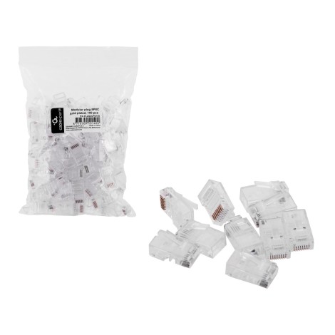 GEMBIRD PLUG3UP6/100modular LAN plug 6u