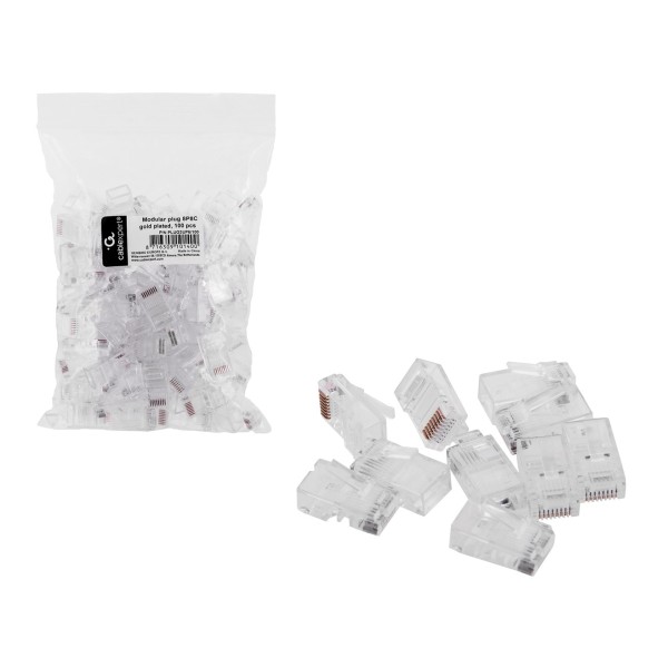 GEMBIRD PLUG3UP6/100modular LAN plug 6u