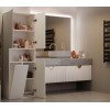 BATHROOM CABINET NEL DK 1K BASKET CASMERE COLOUR