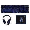 Rebeltec SHERMAN keyboard, mouse, pad, headphones for gamers combo