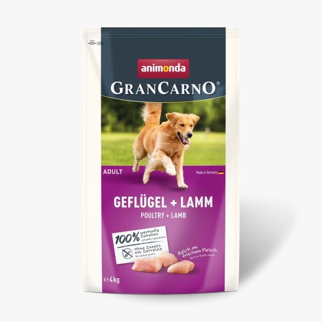 ANIMONDA Gran Carno Adult Poultry with Lamb - dry dog ​​food - 4 kg