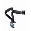 Gembird MA-DA2-03 monitor mount / stand 88.9 cm (35") Black Desk