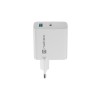 NATEC RIBERA GAN CHARGER 1X USB-A + 1X USB-C 45W WHITE