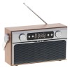 Camry | Bluetooth Radio | CR 1183 | 16 W | AUX in | Wooden