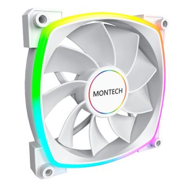 CASE FAN 140MM/RX140 PWM WHITE MONTECH