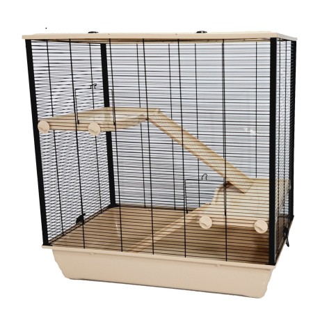 INTER-ZOO Frodo + Plastic Beige - cage for a hamster