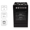 MPM MPM-56-KGM-12B Gas/electric cooker Black
