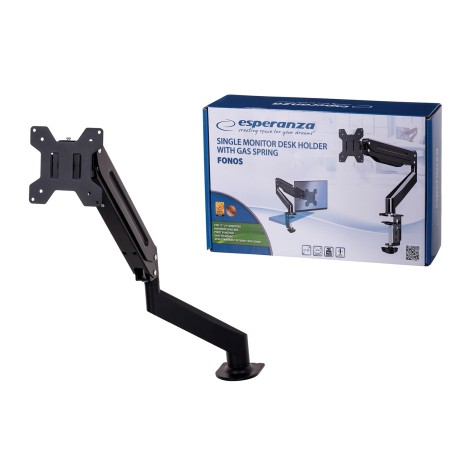 Esperanza ERW019 monitor mount / stand 68.6 cm (27") Black Desk