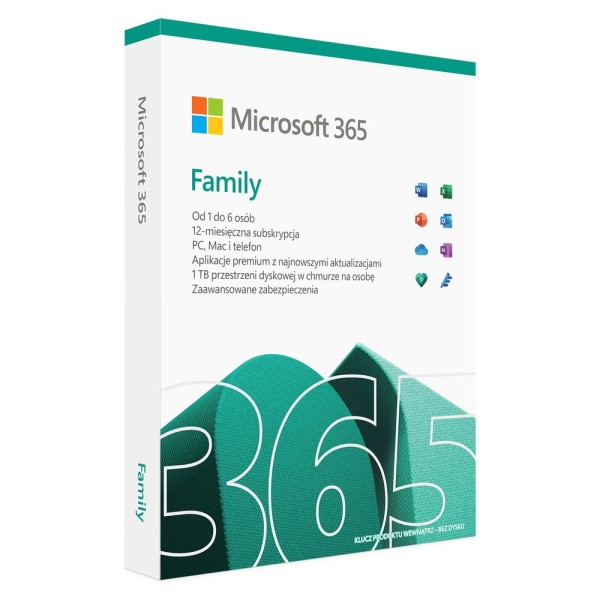 Microsoft 365 Family 1 x license ...