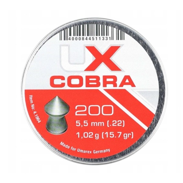 5.5 mm UMAREX COBRA spitzer molet. ...