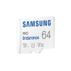 Samsung | PRO Endurance | MB-MJ64KA/EU | 64 GB | MicroSD Memory Card | Flash memory class U1, V10, Class 10 | SD adapter