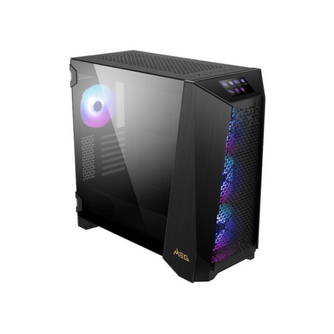 Case|MSI|MEG PROSPECT 700R|MidiTower|Case product features Transparent panel|Not included|ATX|EATX|MicroATX|Colour Black|MEGPROSPECT700R