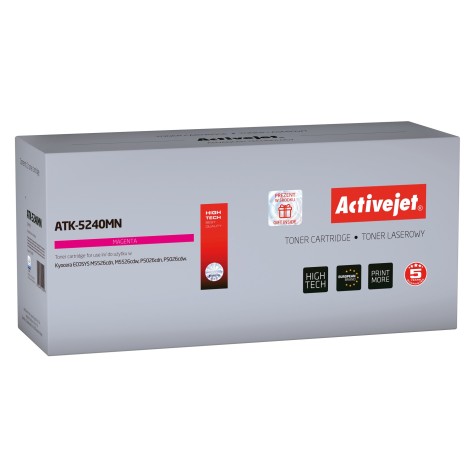 Activejet ATK-5240MN toner (replacement for Kyocera TK-5240M; Supreme; 3000 pages; magenta)