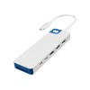 Hyper HyperDrive Flex 9 Port Dual 4K HDMI USB-C Hub, Blue | Hyper