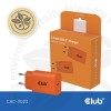 MOBILE CHARGER WALL USB-C/2PK 30W ORANGE CAC-3023 CLUB3D