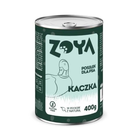 ZOYA Kaczka – puszka mokra karma dla psów 400g