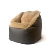 Sako bag pouf Fluffy brown XXL 140 x 90 cm