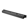 Digitus | 1U cable management cage detachable rear plate | DN-97617 | Black | For installation on the 483 mm (19“) profile rails