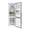 Candy | Refrigerator | CCT3L517ES | Energy efficiency class E | Free standing | Combi | Height 176 cm | No Frost system | Fridge net capacity 186 L | Freezer net capacity 74 L | Display | 39 dB | Silver