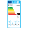 Gorenje | Hood | BHI681EB | Canopy | Energy efficiency class D | Width 58 cm | 370 m³/h | Mechanical control | LED | Black