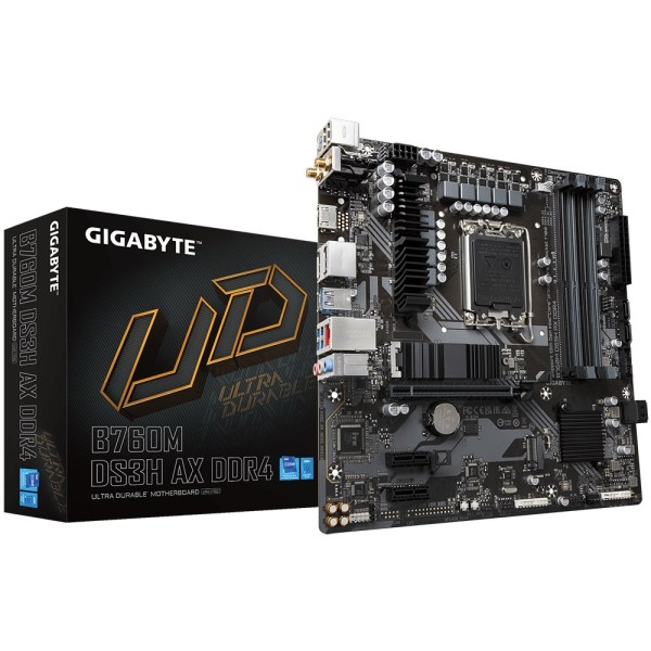 GIGABYTE B760M DS3H AX DDR4 Motherboard ...