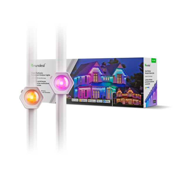 Nanoleaf Smart Multicolor Permanent Outdoor Lights ...