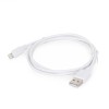 CABLE LIGHTNING TO USB2 2M/WHT CC-USB2-AMLM-2M-W GEMBIRD