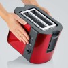 Severin AT 2217 toaster 2 slice(s) 800 W Metallic, Red