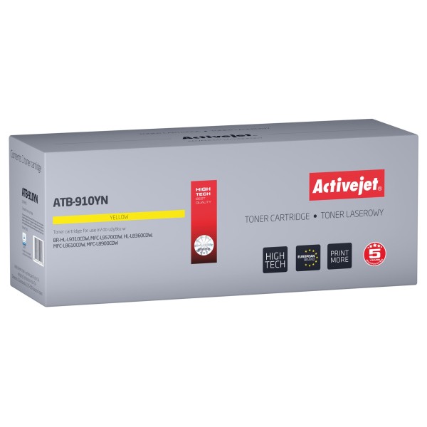 Activejet ATB-910YN Toner (replacement Brother TN-910Y; ...