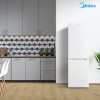 Midea Refrigerator | MDRB369FGE01 | Energy efficiency class E | Free standing | Combi | Height 177.3 cm | Fridge net capacity 197 L | Freezer net capacity 65 L | 39 dB | White
