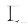 Desk/table with adjustable height Unique LAPTOP DESK black