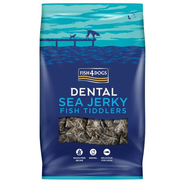 FISH4DOGS Dental Sea Jerky Fish Tiddlers ...