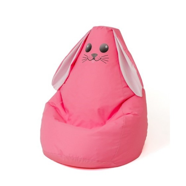 Sako bag pouf Rabbit pink L ...