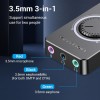 SOUND CARD ADAPTER USB/0.15M CDRBB VENTION