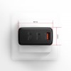 AXAGON ACU-DPQ100 GaN Wall charger 100W, 3x port (USB-A + dual USB-C), PD3.0/PPS/QC4+/Apple