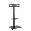 Gembird TVS-75S-02 TV floor stand with caster wheels, 37" - 75", black